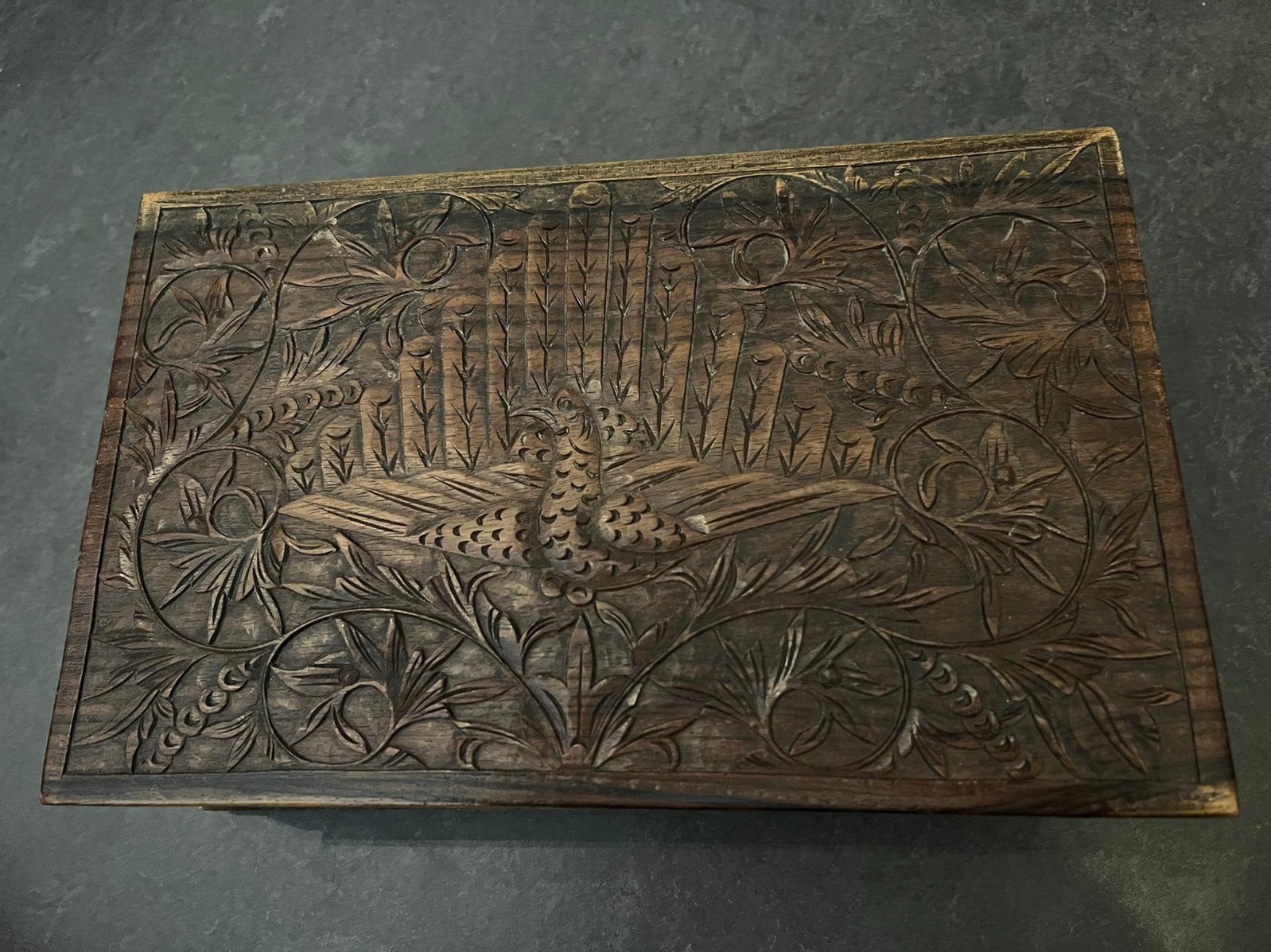 palissander houten kistje uit nederlands indië, Ophalen of Verzenden
