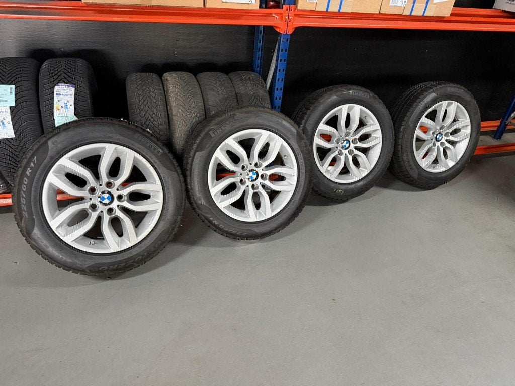 17 inch 5x120 BMW Style 305 met winterbanden, Auto-onderdelen, Banden en Velgen, Ophalen, Gebruikt, Banden en Velgen, 17 inch