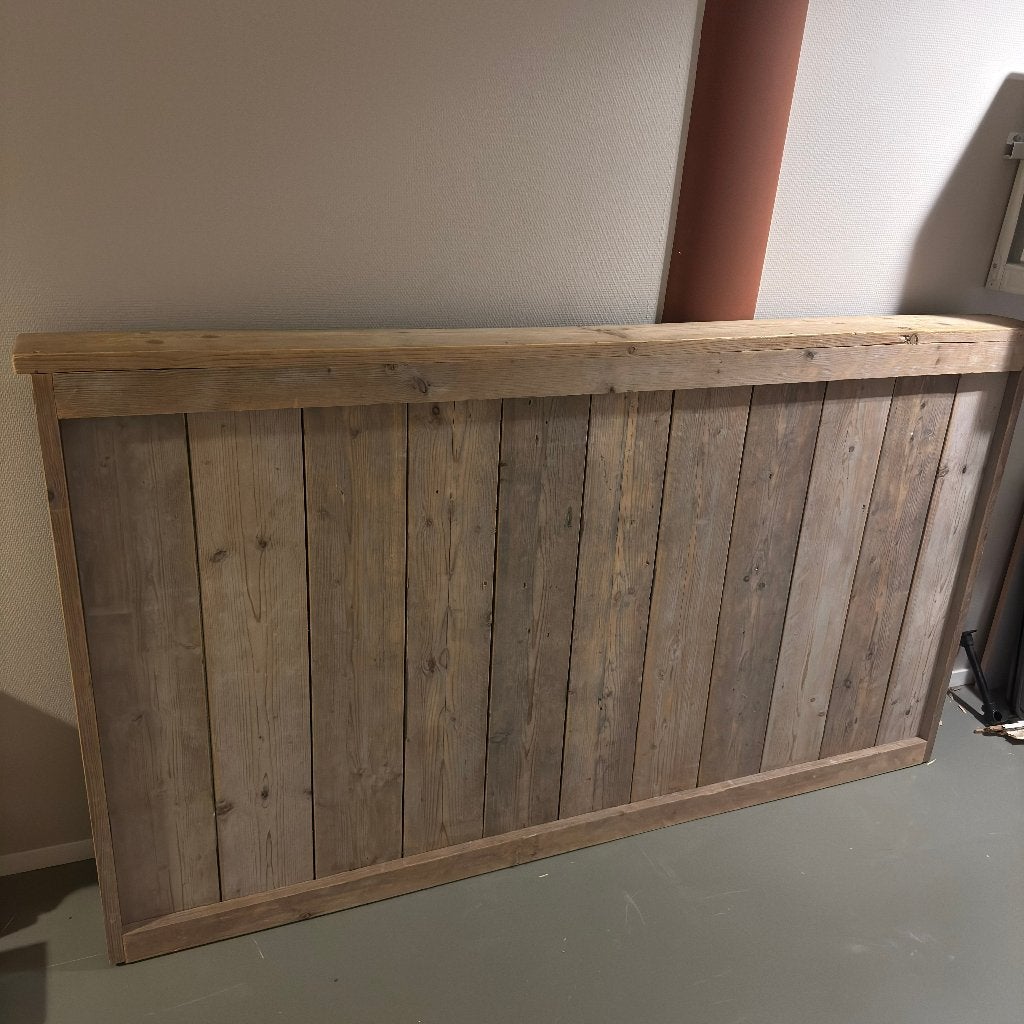 Prachtige robuuste bar van steigerhout (232 x 125 cm), Huis en Inrichting, Ophalen