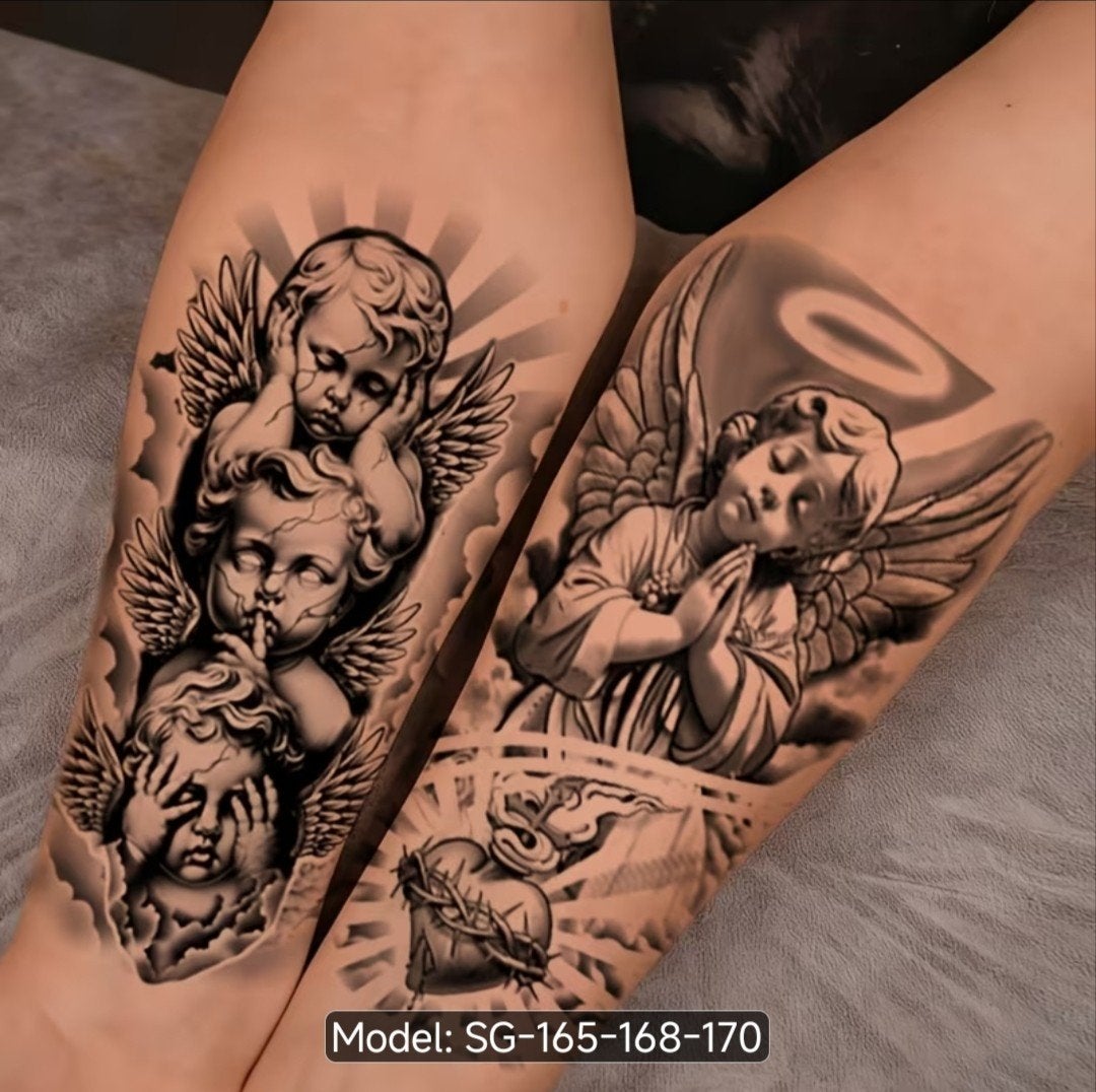 Tijdelijke Tattoo Engelen Religieus Waterdicht, Ophalen of Verzenden, Nieuw, Overige typen