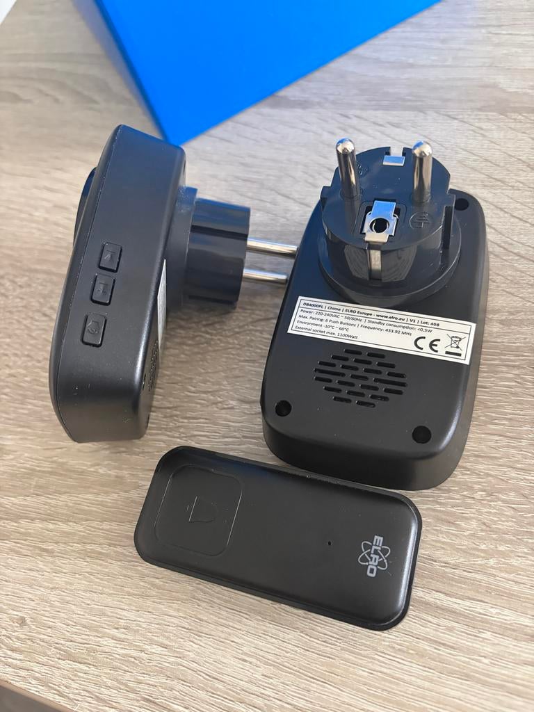 ELRO DB4000 Deurbel set, Huis en Inrichting, Deurbellen, Ophalen, Zo goed als nieuw, Draadloos