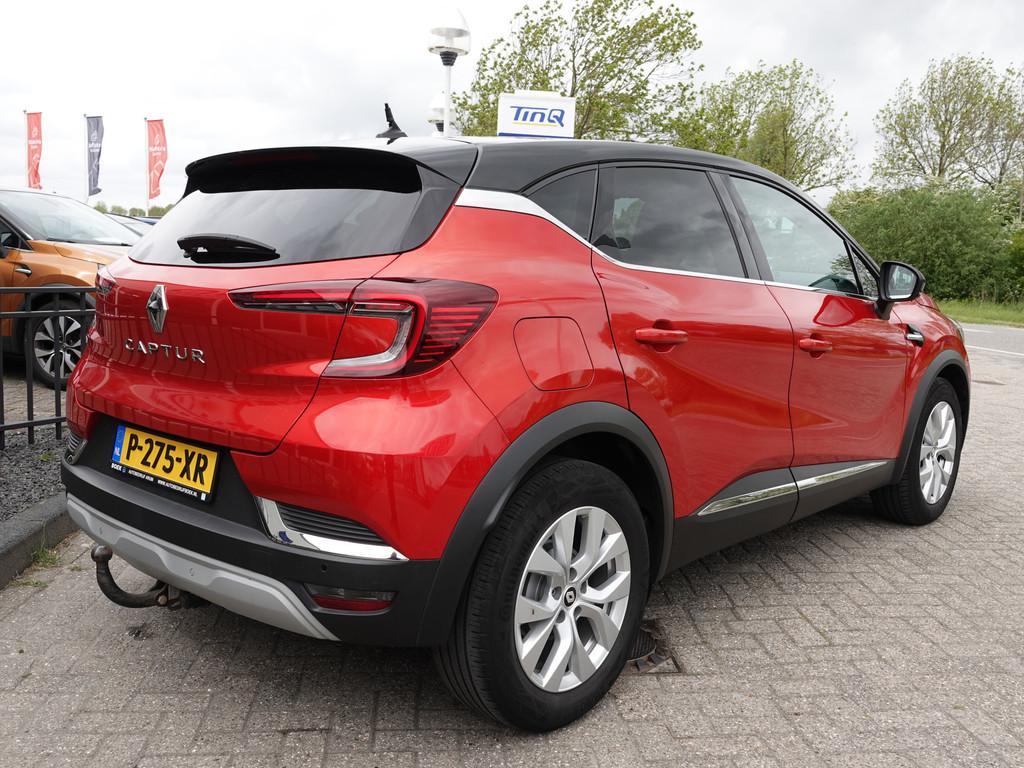 Renault Captur 1.0 TCe 90 Intens NAVI | ECC | TREKHAAK | CAM, Auto's, Voorwielaandrijving, Leder en Stof, Origineel Nederlands