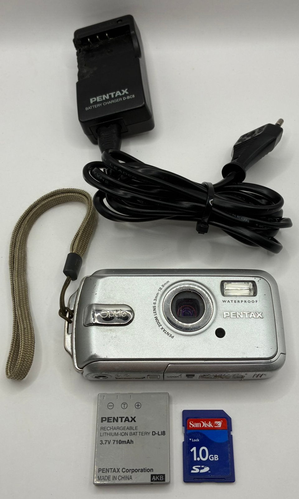 Pentax Optio W20 - compact camera, Audio, Tv en Foto, Ophalen of Verzenden, Zo goed als nieuw, Pentax