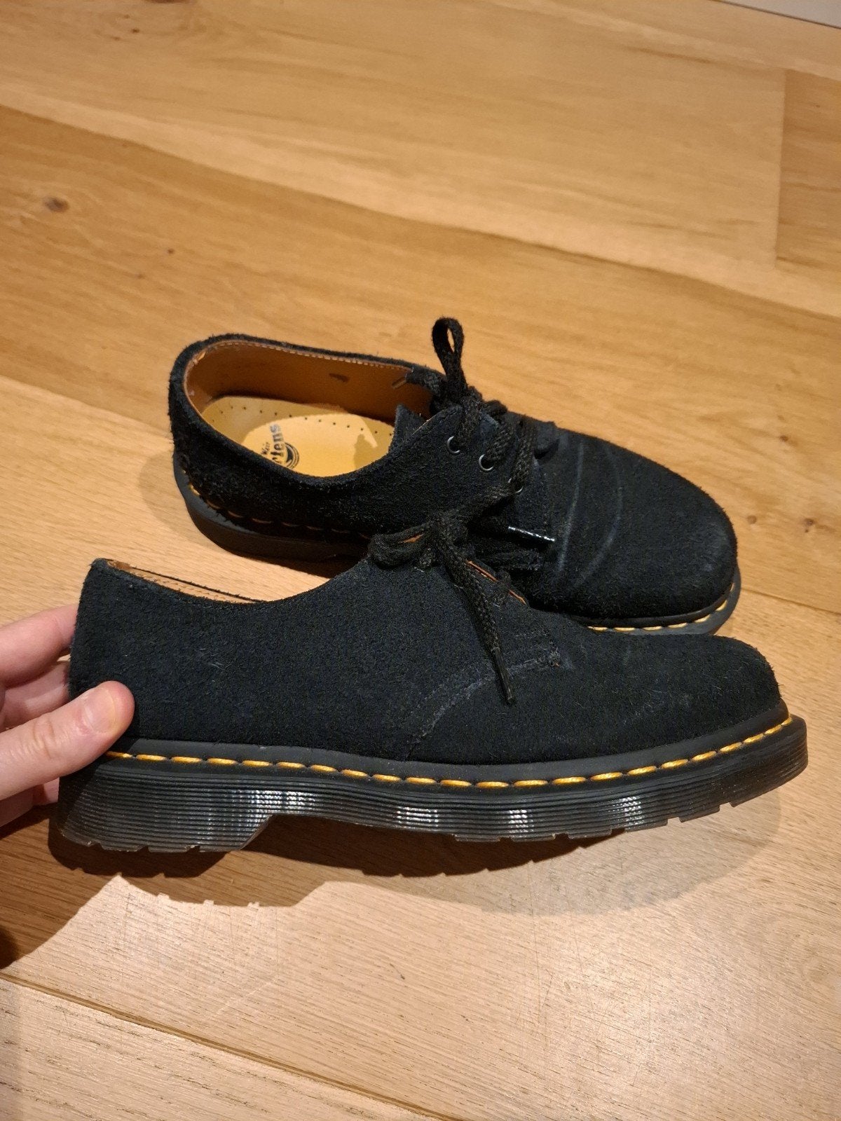 Dr. Martens 1461 Suede Schoenen - Maat 38, Kleding | Dames, Schoenen met lage hakken, Zwart, Ophalen of Verzenden, Dr. Martens