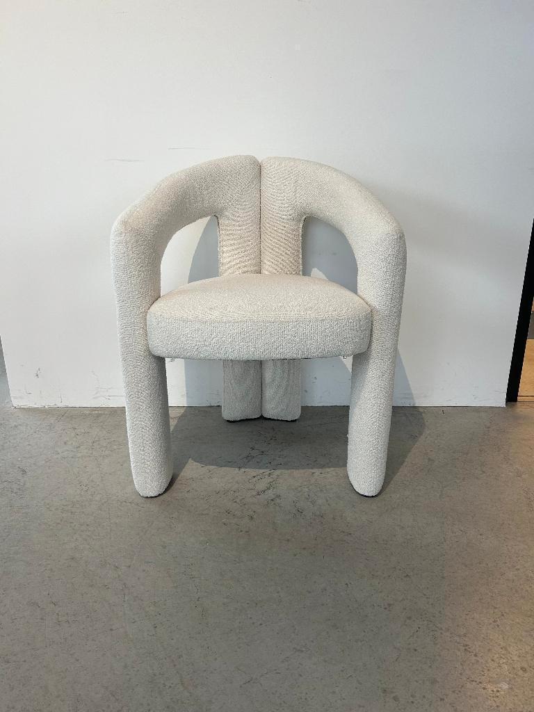 Design Eetkamerstoel TED, Japandi, Bruin, Nieuw, Ophalen of Verzenden