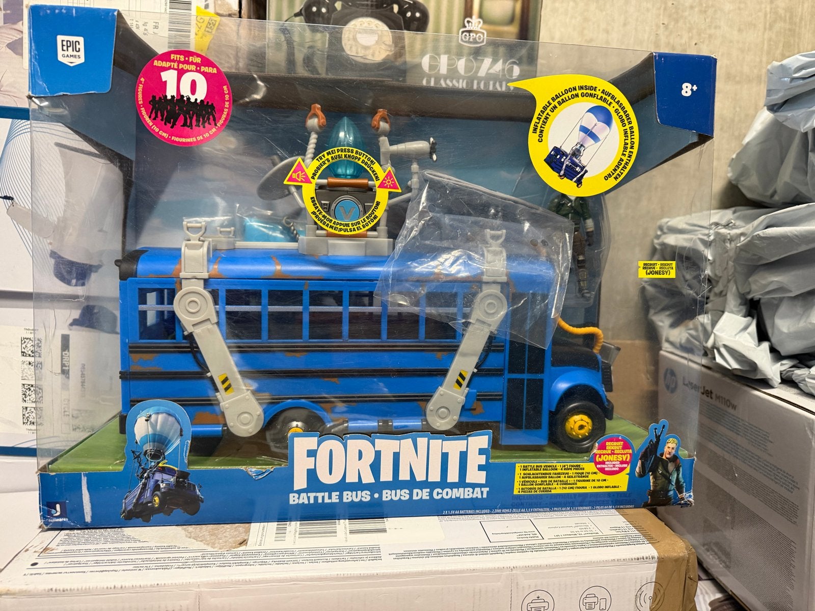 Fortnite Battle Bus Speelset - Nieuw in doos, Ophalen, Zo goed als nieuw, Info@macbas.nl, Geenidee