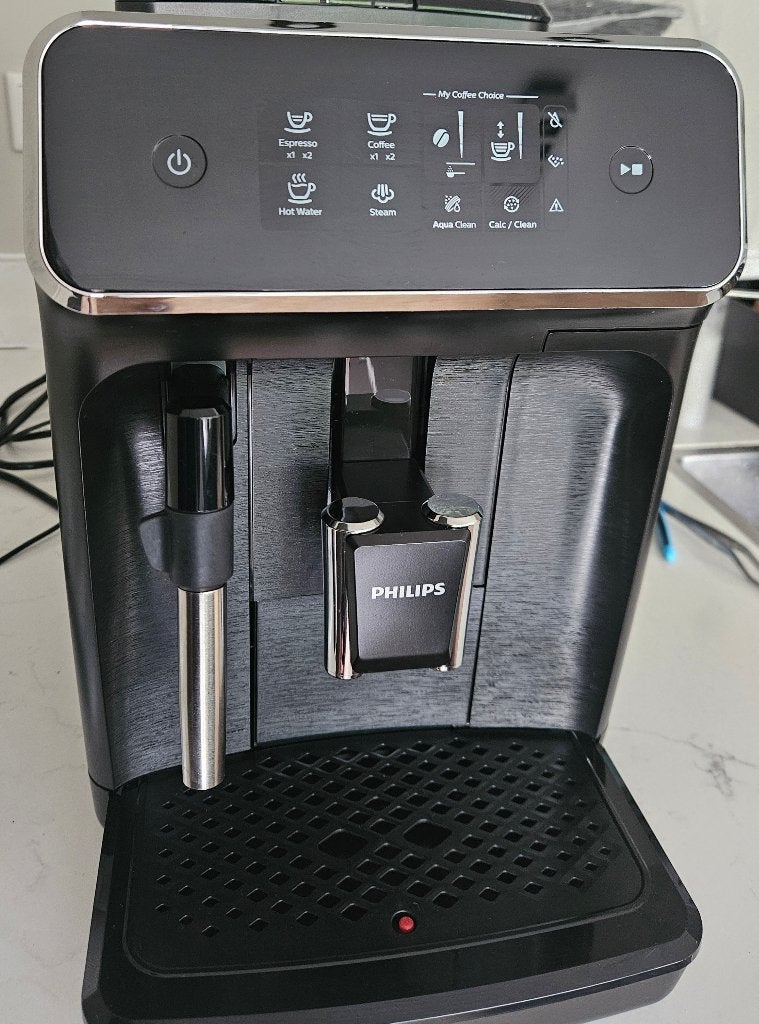 Philips Espresso 2200 - 26 months WARRANTY left, Espresso apparaat, 10 kopjes of meer, Zo goed als nieuw, Koffiebonen