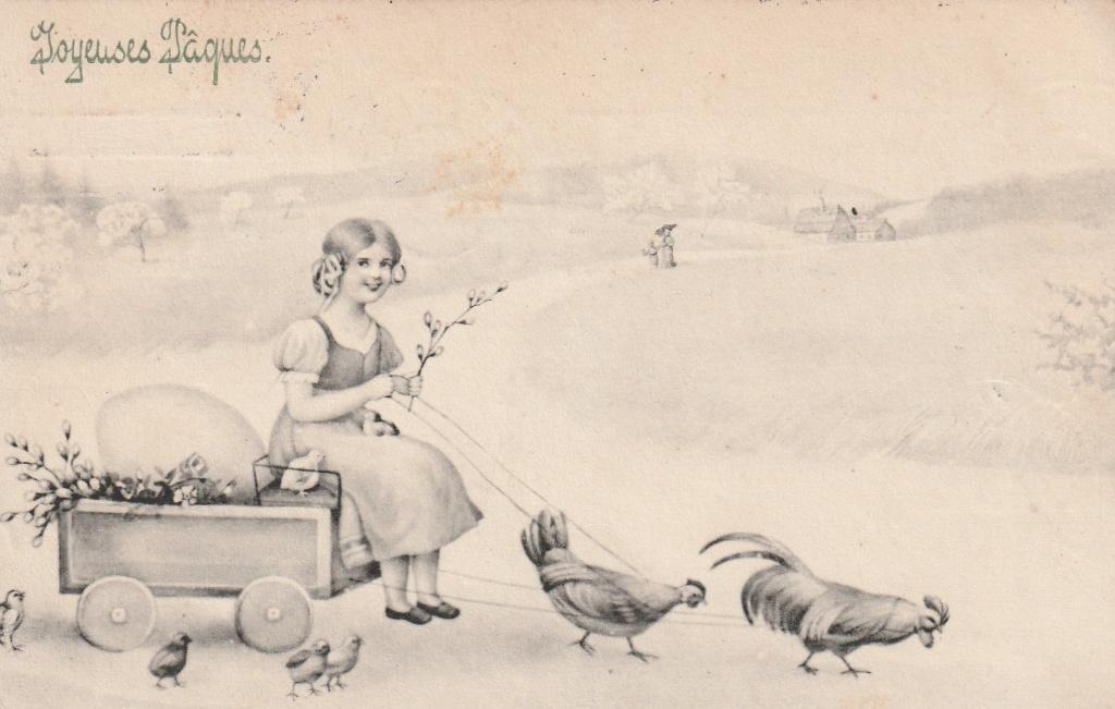 paaskaart, Verzenden, Voor 1920, Sterren en Beroemdheden