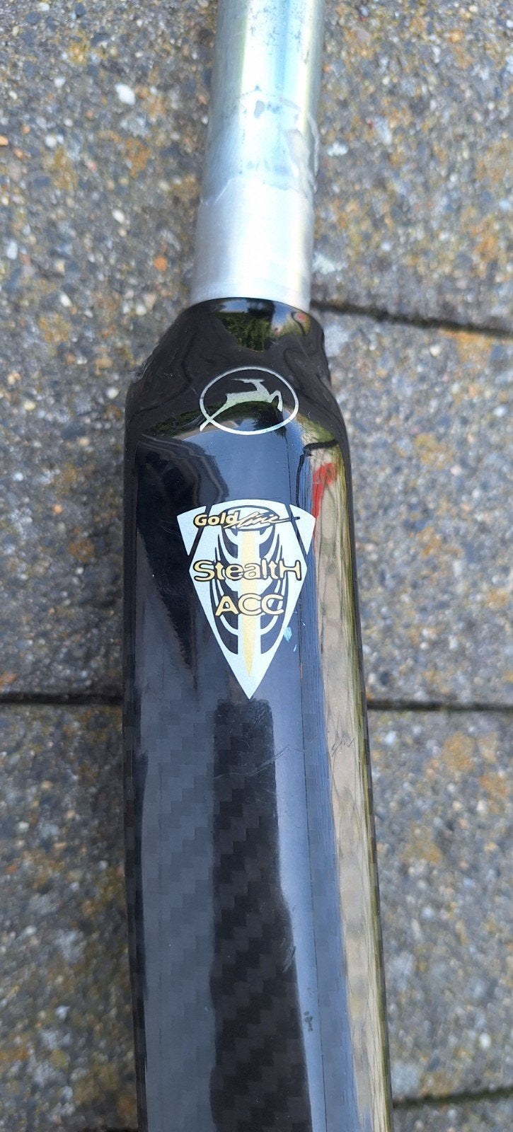 Vintage gazelle goldline carbon stealth ACC voorvork, Gebruikt, Ophalen of Verzenden, Voorvork, Racefiets