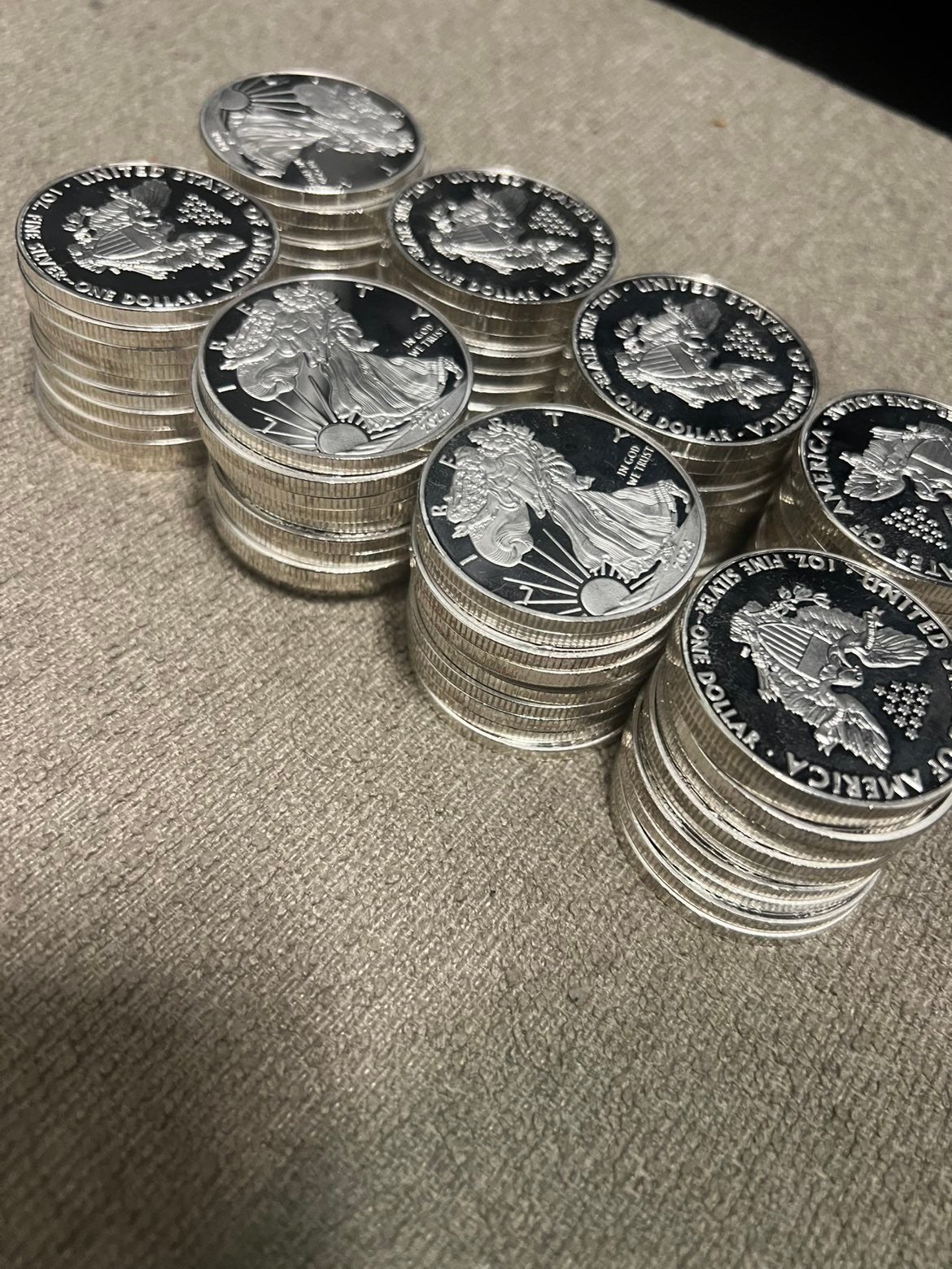 2 kilo Zilver - American Silver Eagle, Ophalen of Verzenden, Zilver
