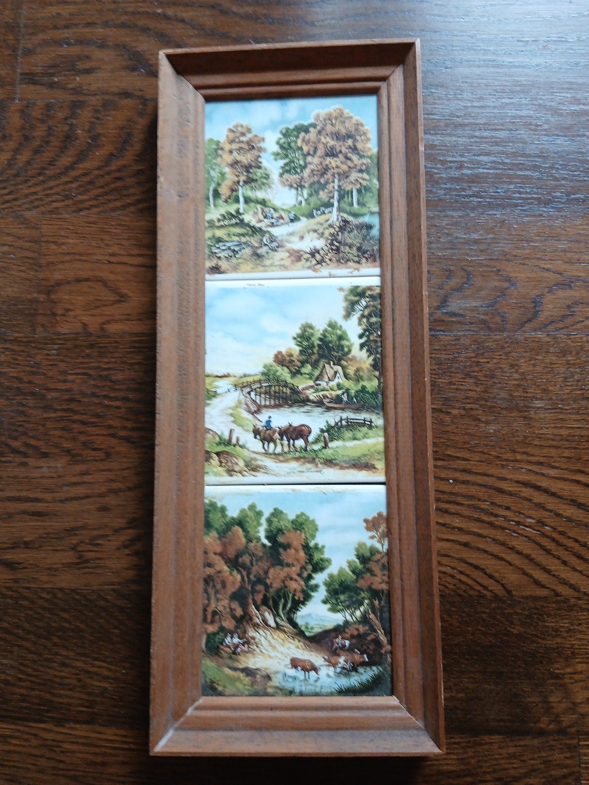 Vintage tegelplateau J.C.van Hunnik, Ophalen of Verzenden