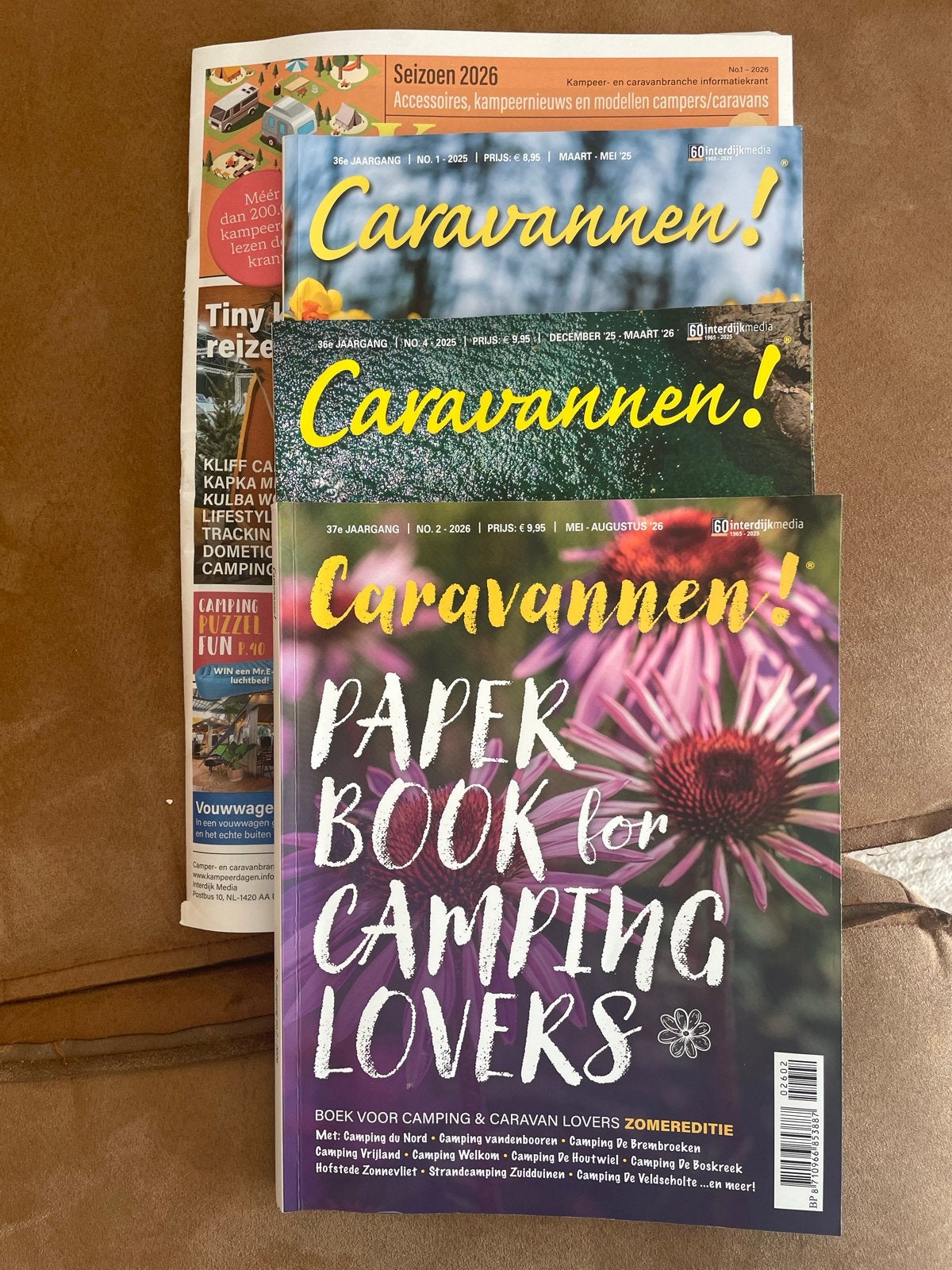 Caravannen! Tijdschriften - 3 Stuks + Paper Book, Ophalen of Verzenden, Gelezen, Overige typen