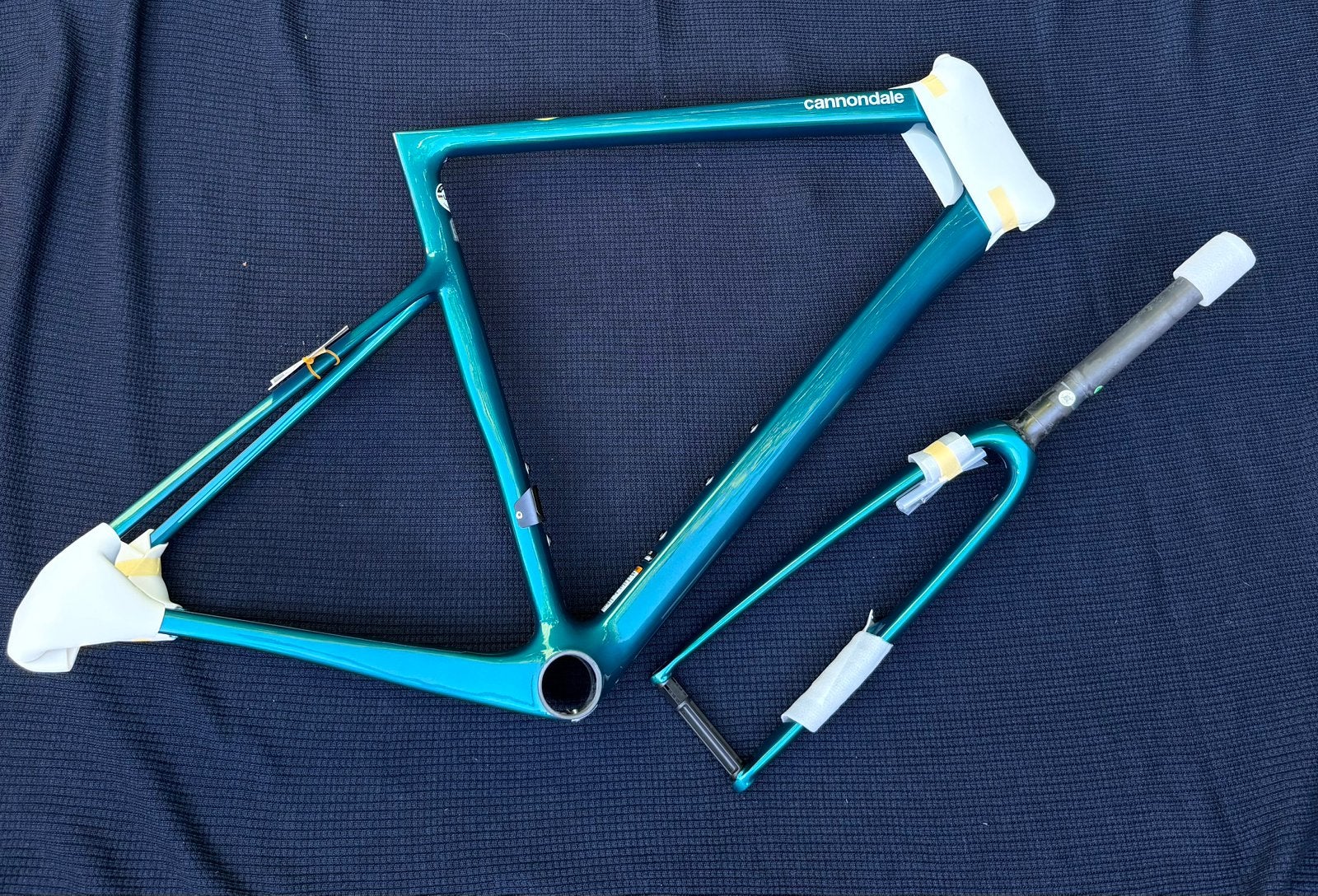Cannondale SuperSix EVO Gen 3 Frameset, 54, Deep Teal, Nieuw, Fietsen en Brommers, Carbon, Zo goed als nieuw, Meer dan 20 versnellingen