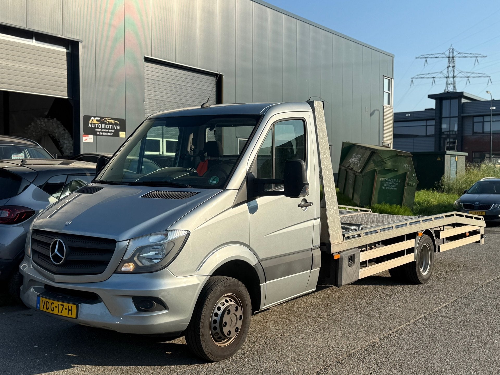 Mercedes-Benz Sprinter 313 2.2 CDI 432 oprijwagen auto ambul, Euro 5, Achterwielaandrijving, Gebruikt, 129 pk