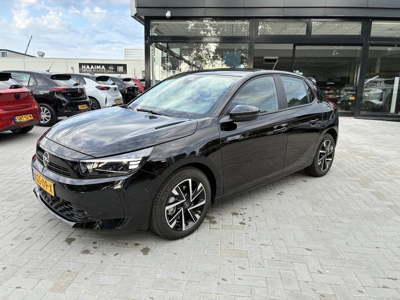 Opel Corsa 1.2 Turbo Hybrid Yes Automaat | DEMO | Airconditi, Auto's, Opel, Automaat, Stof, Gebruikt, 1199 cc