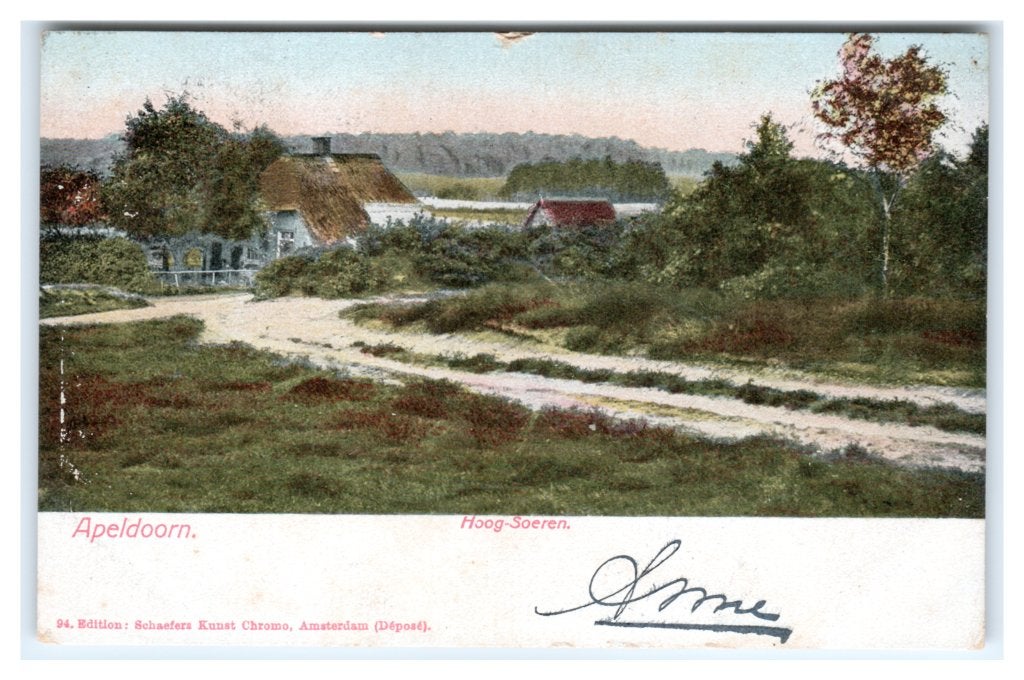 Hoog Soeren, Apeldoorn. Lees beschrijving, Ophalen of Verzenden, Voor 1920, Gelopen, Gelderland