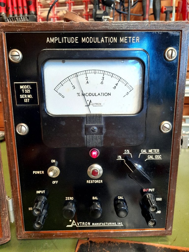 Avtron AM Modulatiemeter USA, Ophalen of Verzenden, Gebruikt