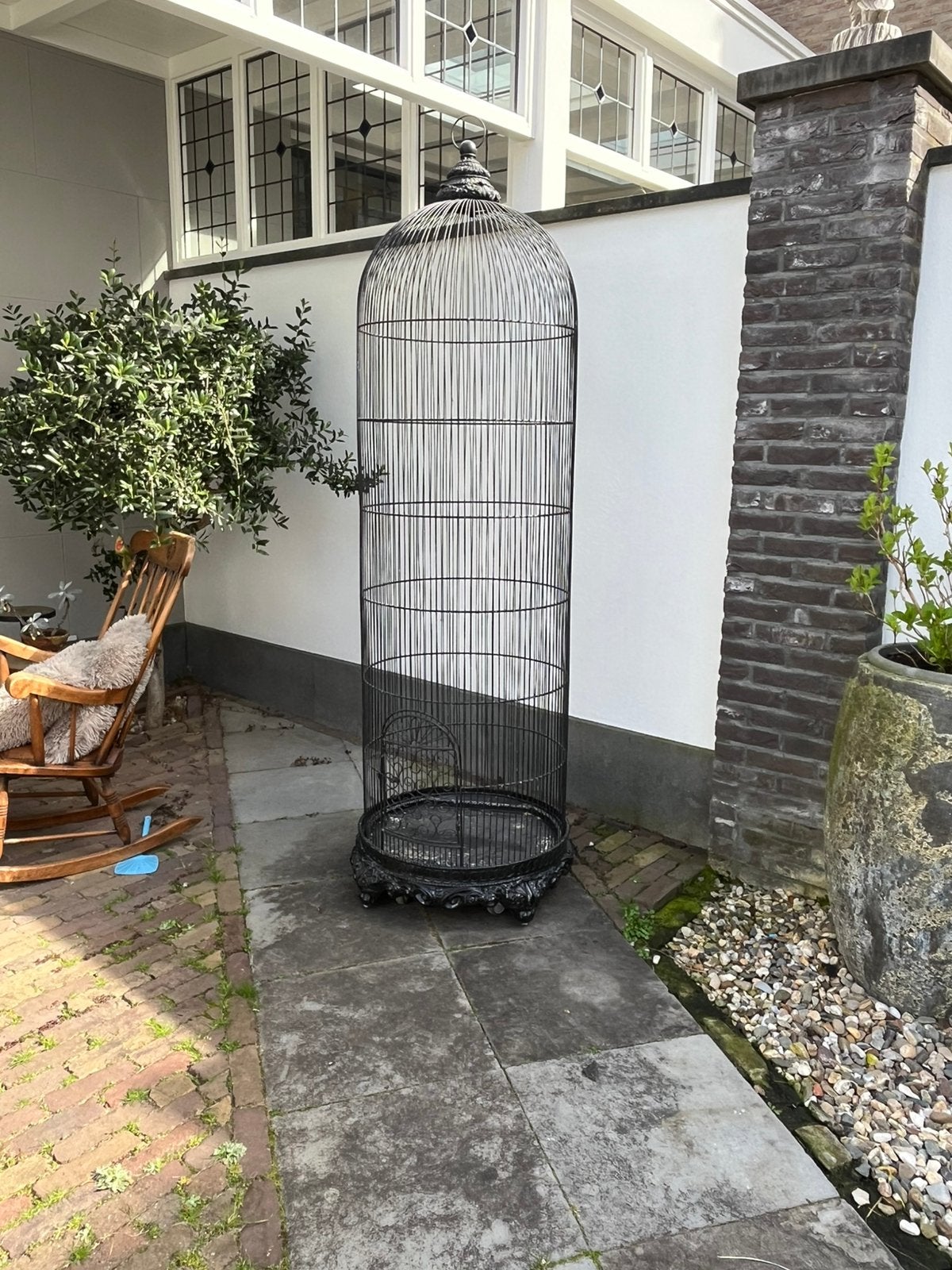 Vogelkooi/Voliere, Ophalen, Zo goed als nieuw, Metaal, Vogelkooi