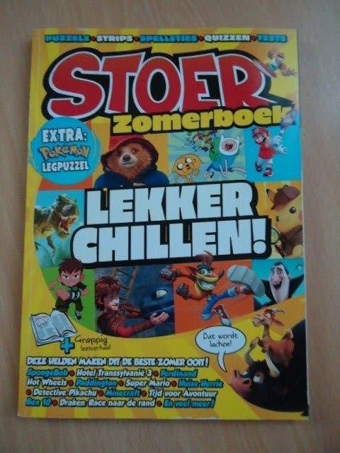 STOER zomerboek met oa Pokemon legpuzzel, strips enz, Eén stripboek, Ophalen of Verzenden, Zo goed als nieuw