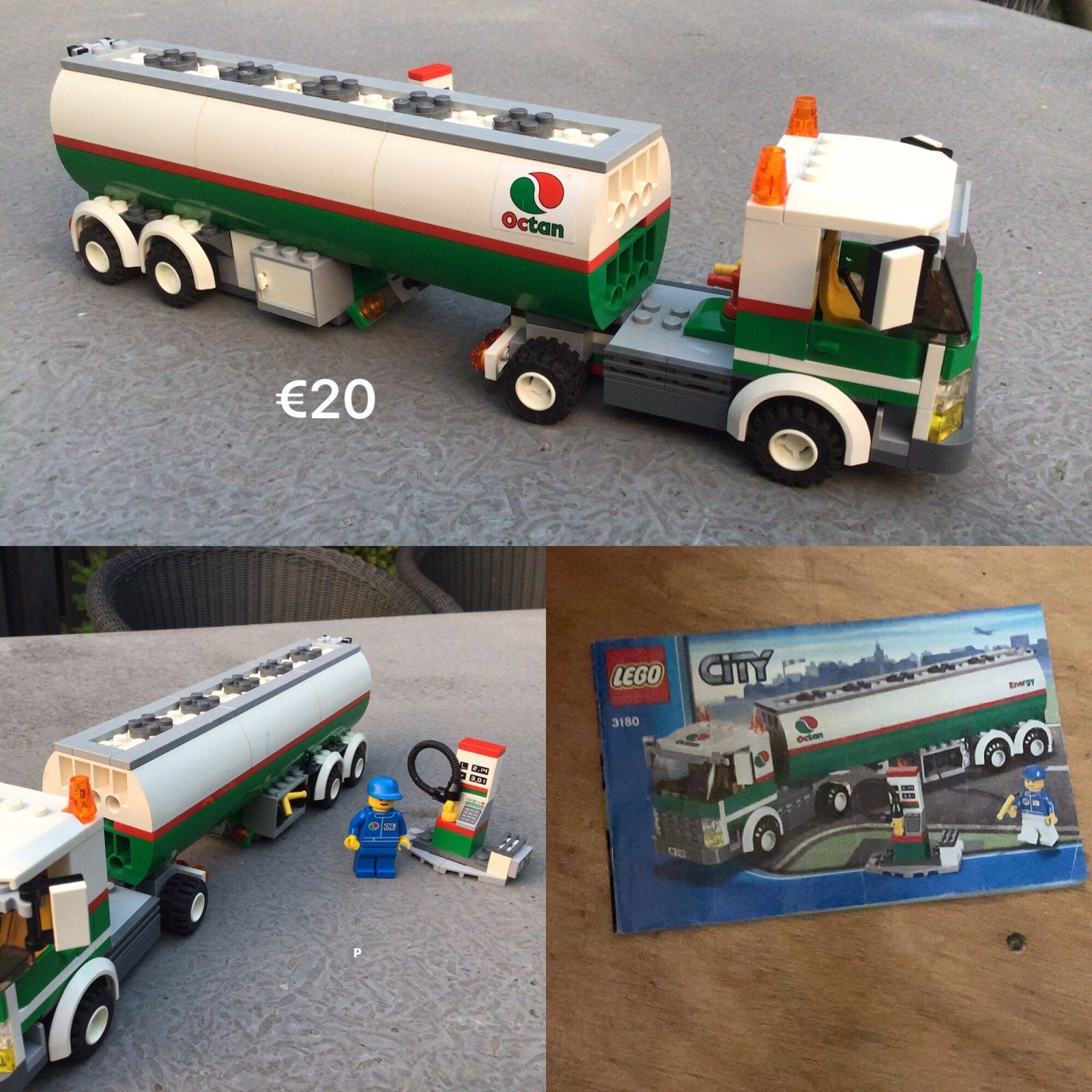 Lego city tankwagen octan vrachtwagen, Ophalen of Verzenden, Zo goed als nieuw