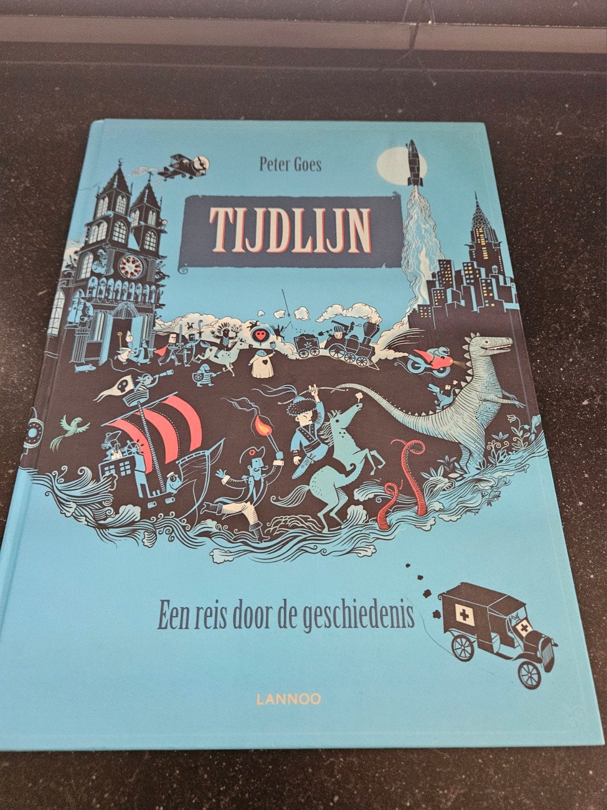 Tijdlijn: Een reis door de geschiedenis - Peter Goes, Ophalen of Verzenden, Zo goed als nieuw, Peter Goes