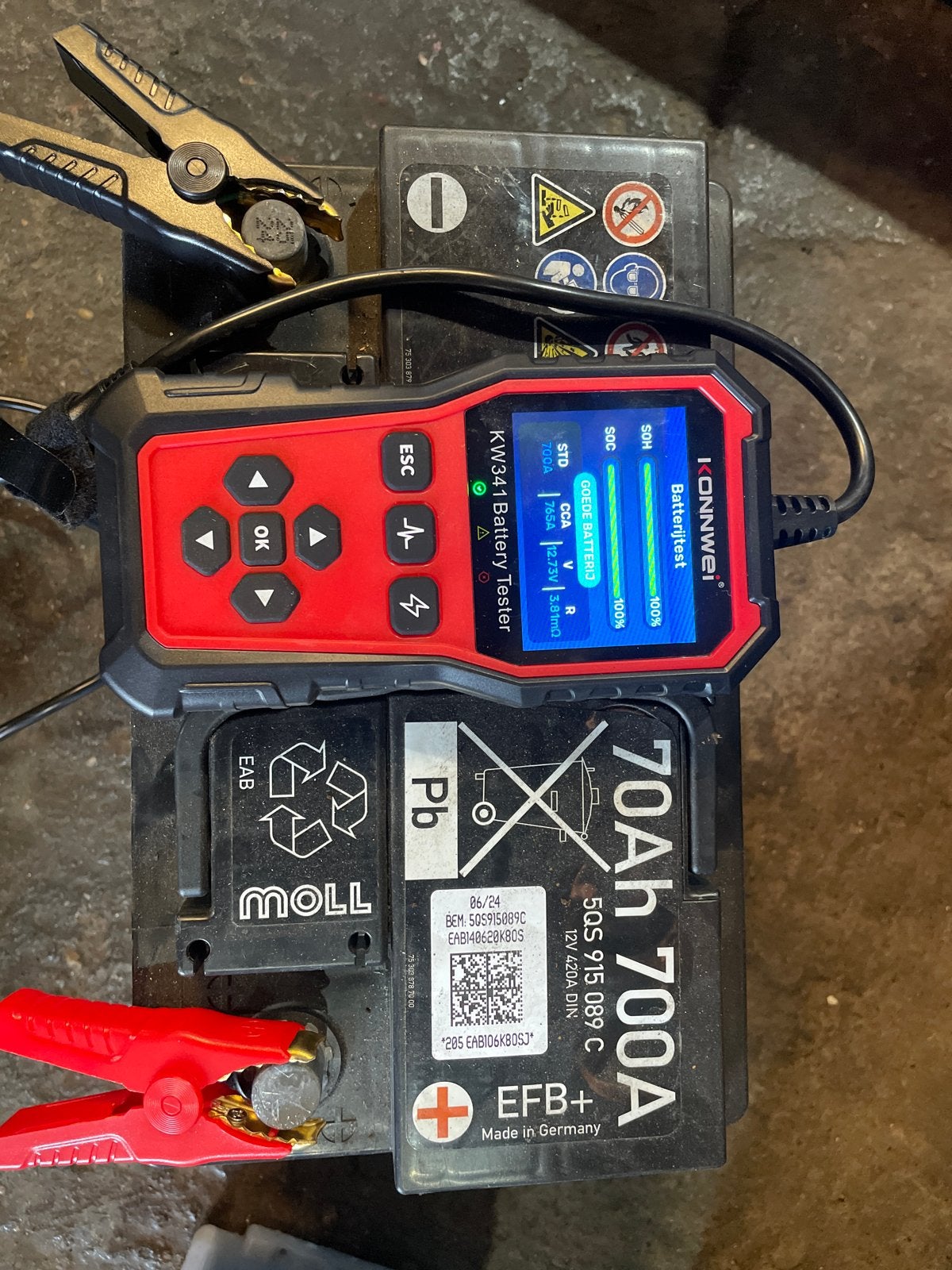 Geteste 12V accu., Accu, Gebruikt, Info@accu.com, Eu