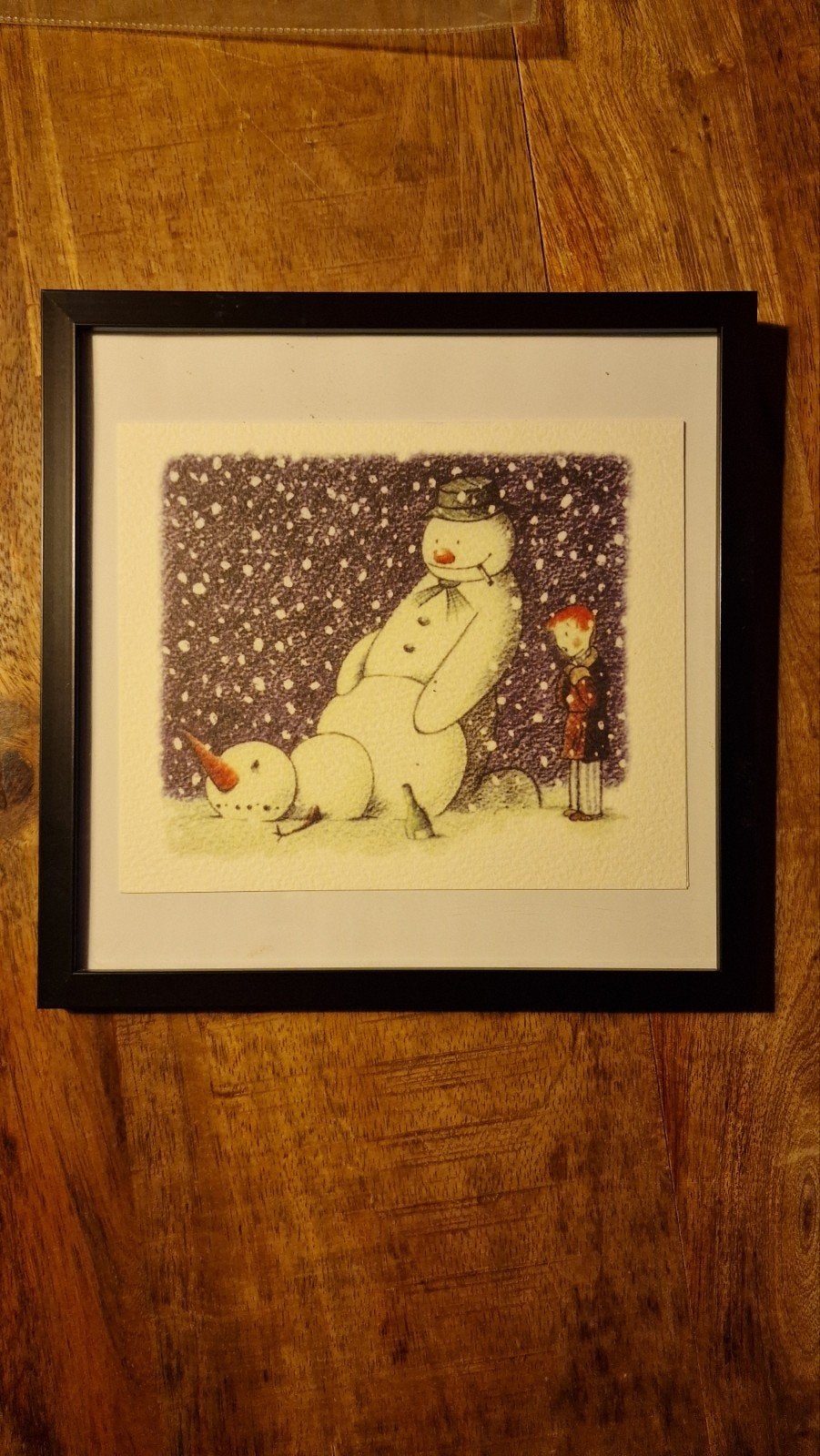 Banksy 'Rude Snowman' Print - Ingelijst, Antiek en Kunst, Ophalen of Verzenden, Print, Print/reproductie, Ingelijst