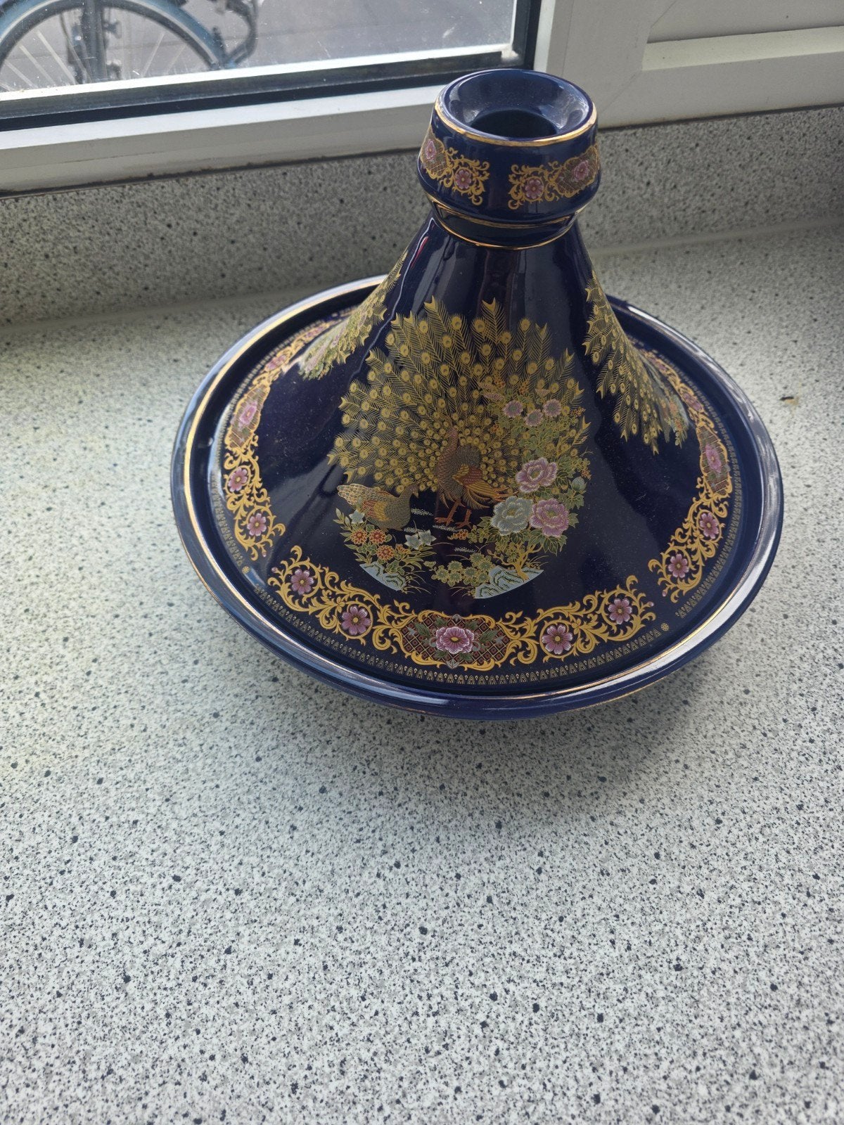 tajine originele, Ophalen, Blauw, Bordenrek, Nieuw