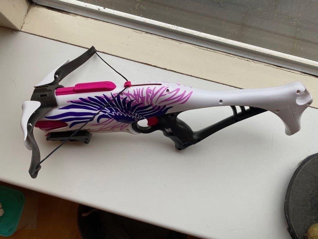 Orginele Nerf Rebelle Kruisboog Rose versie, Ophalen, Zo goed als nieuw