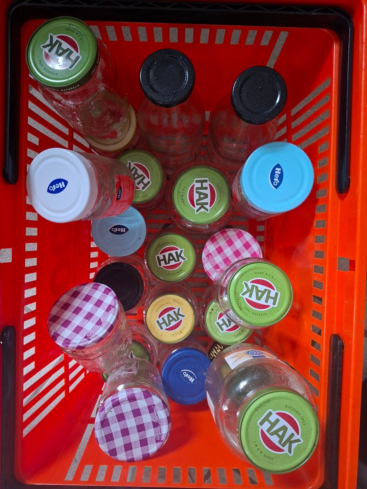 Lege jampotjes met deksel - schoon en klaar voor gebruik, Ophalen of Verzenden