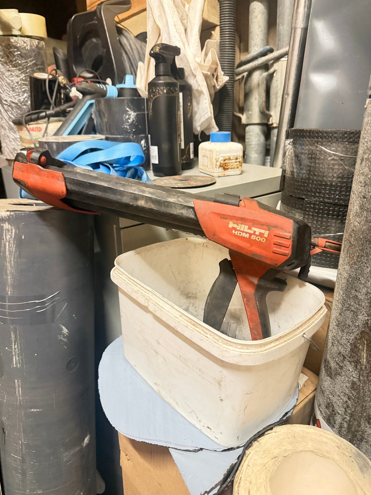 Hilti HDM 500 Dubbele Kitspuit - Professioneel Gereedschap, Ophalen of Verzenden, Gebruikt, Kitspuit, Hilti
