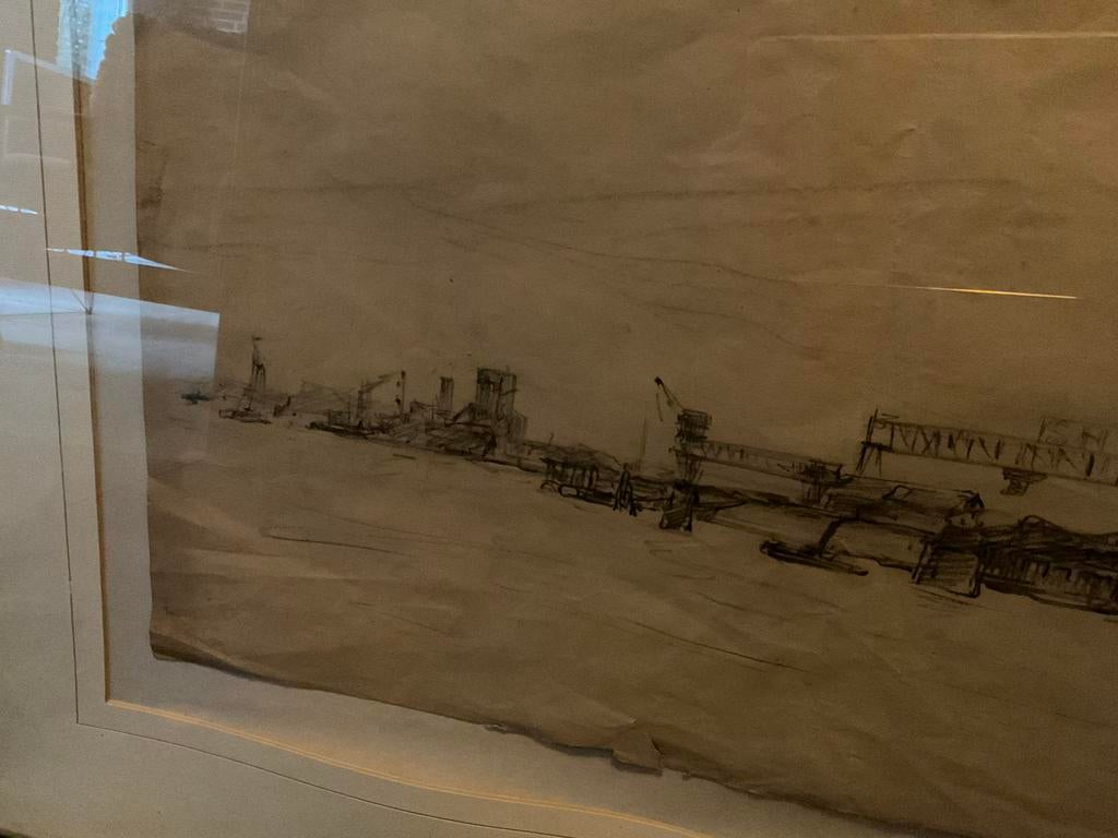 August Willem van Voorden tekening, Antiek en Kunst, Verzenden