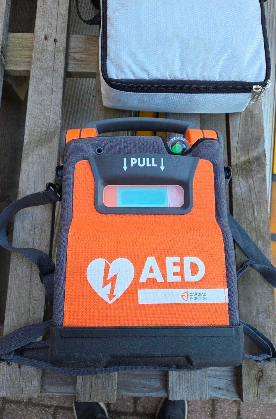 AED Defibrillator cardiac science g5 in tas, .., Gebruikt, ., Ophalen of Verzenden