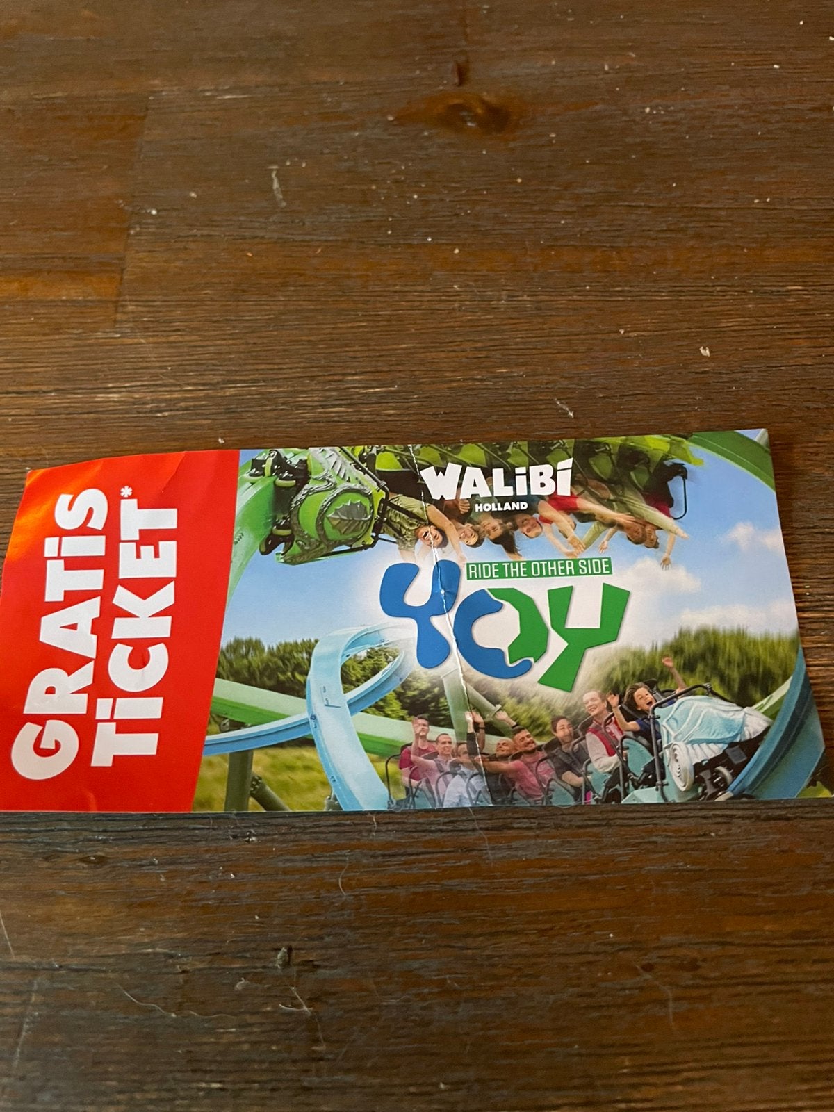 Walibi entree ticket, Tickets en Kaartjes, Twee personen, Ticket of Toegangskaart