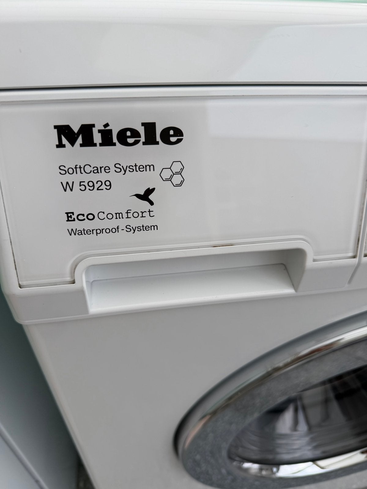 Miele Wasmachine, 1200 tot 1600 toeren, 8 tot 10 kg, Ophalen of Verzenden, Zo goed als nieuw