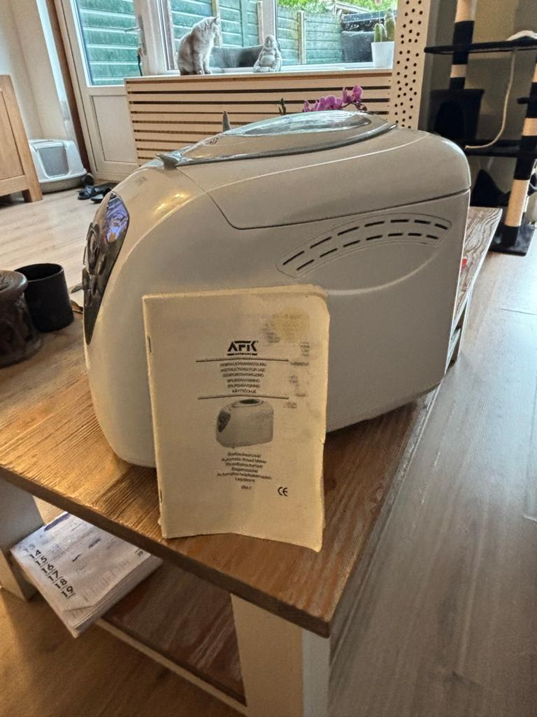 AFK Broodbakmachine met timer en kijkvenster, Witgoed en Apparatuur, Airco's, Zo goed als nieuw, Mobiele airco, Minder dan 60 m³