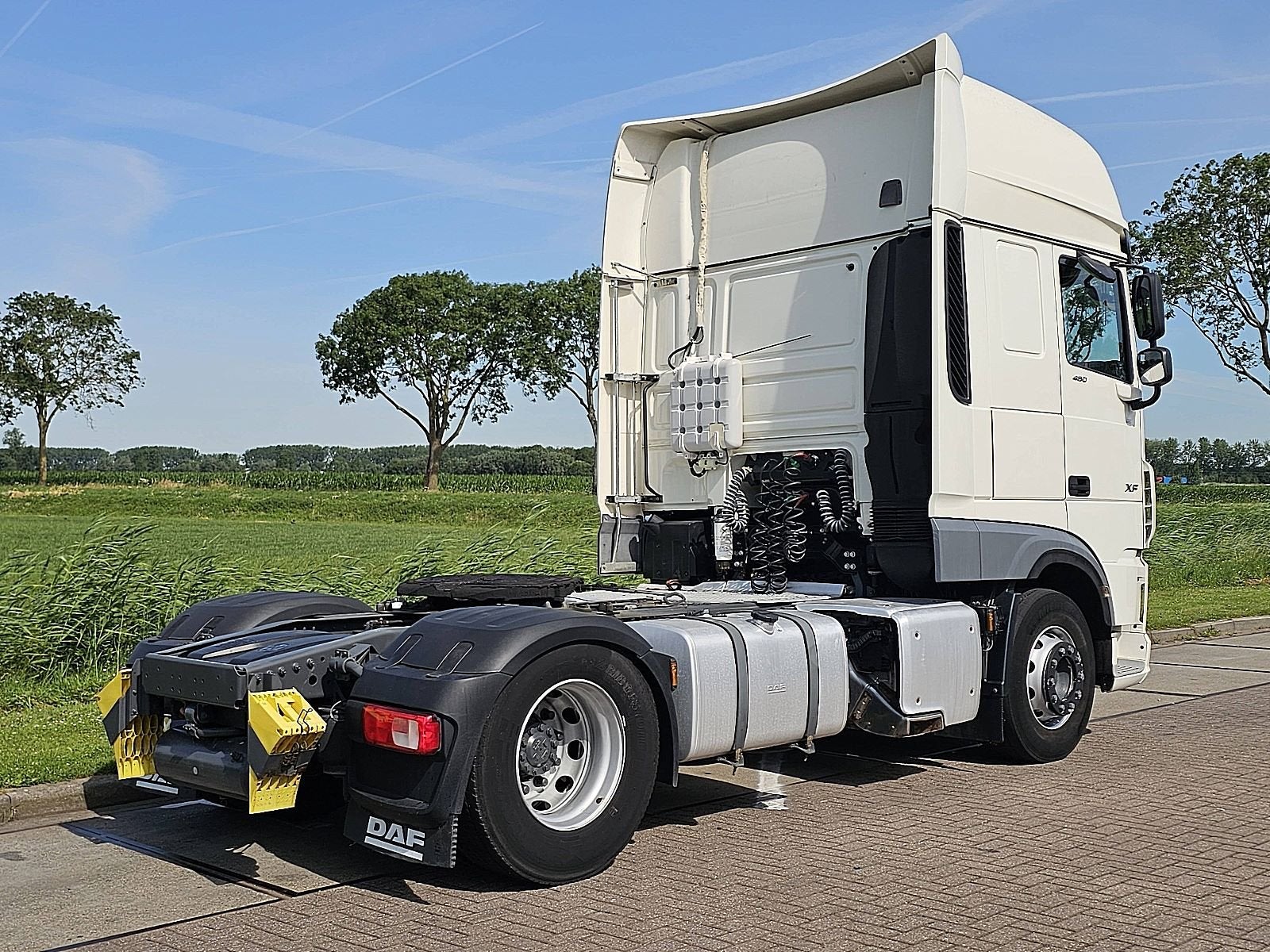 DAF XF 480 ssc 2x tank night ac, Automaat, Euro 6, Wit, Bedrijf