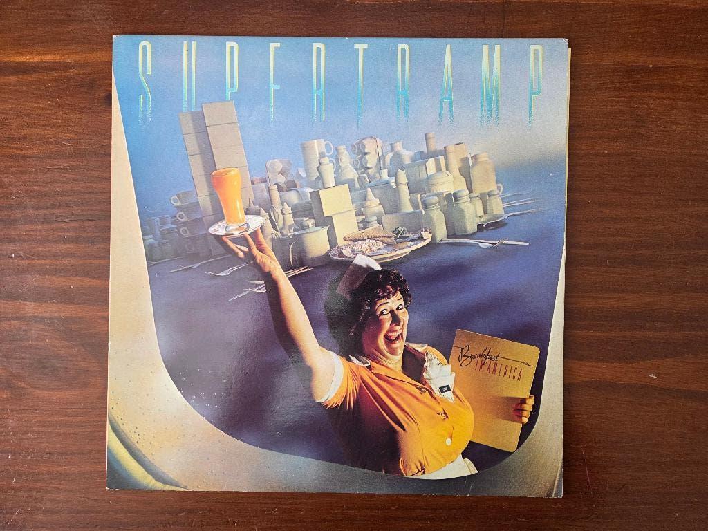 LP Supertramp: Breakfast In America, Cd's en Dvd's, Vinyl | Rock, Ophalen, Gebruikt, Overige formaten, 1970 - 1979