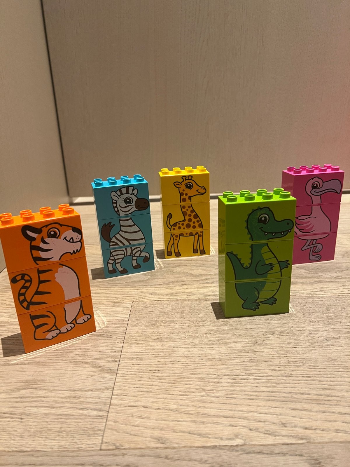 Duplo dier puzzel blokken, Ophalen of Verzenden, Gebruikt, Losse stenen, Duplo