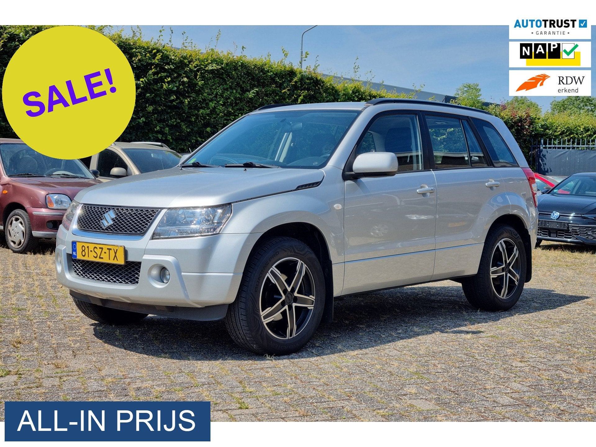 Suzuki Grand Vitara 2.0-16V Exclusive ✅ZEER NETTE ✅TREKH, Auto's, Automaat, Stof, 4 cilinders, Met garantie (alle)
