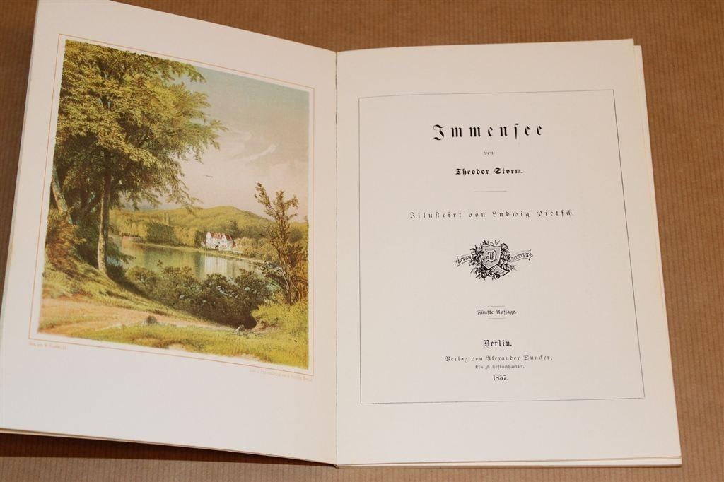 Immensee van Theodor Storm — Facsimile Editie [1857], Boeken, Ophalen of Verzenden, Gelezen