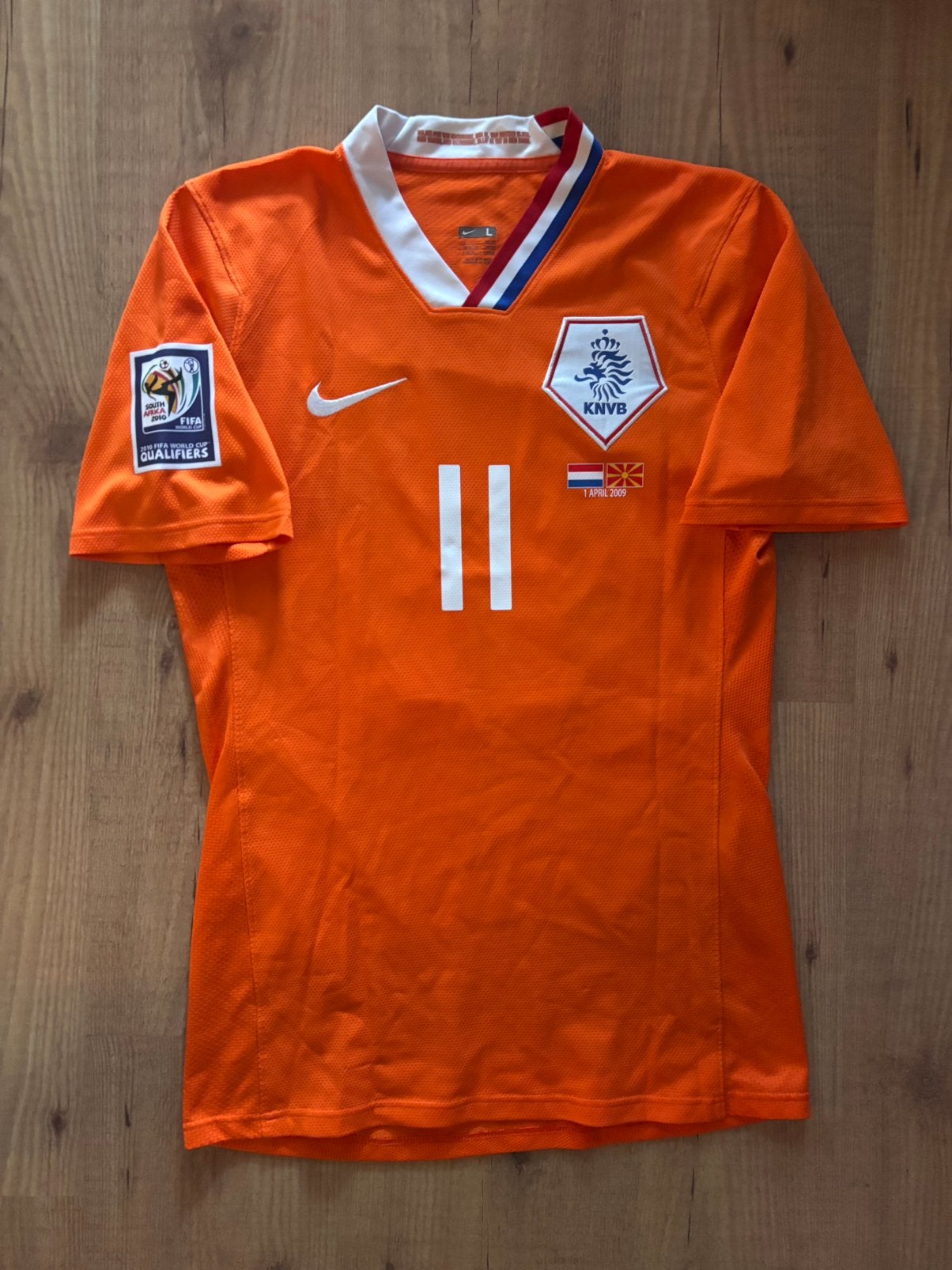 Match worn shirt Robben, Verzamelen, Sportartikelen en Voetbal, Ophalen of Verzenden, Zo goed als nieuw, Overige binnenlandse clubs
