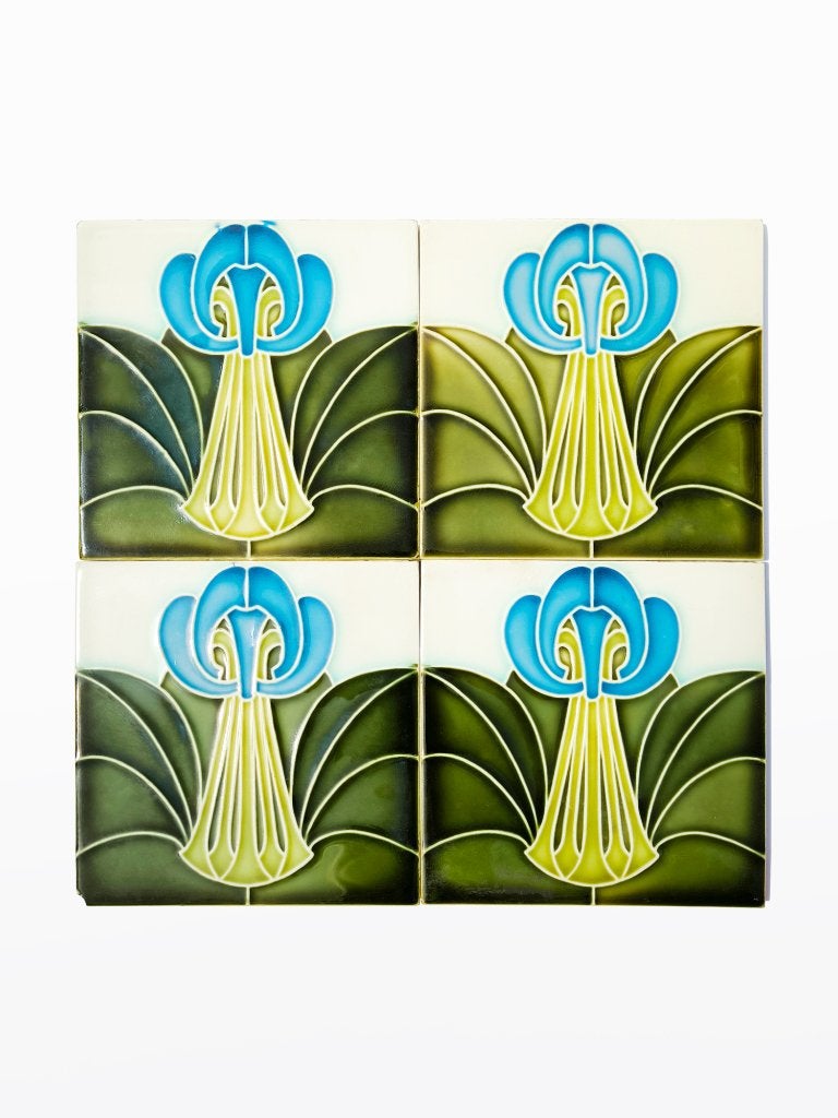 Tegels Art Nouveau, Wessels Born, ca 1900, prijs per stuk, Verzenden