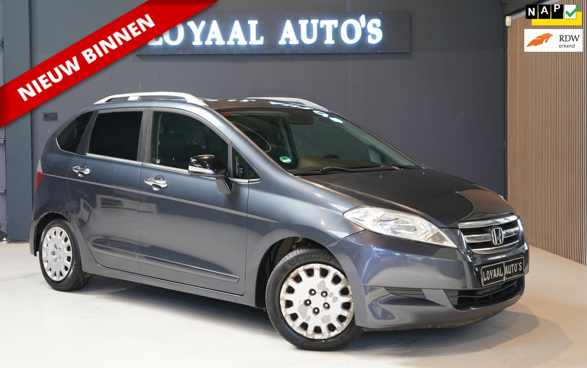 Honda FR-V 1.7i Comfort | AIRCO | ELEK.RAMEN | APK | NAP., Auto's, Honda, Gebruikt, 4 cilinders, FR-V, Origineel Nederlands