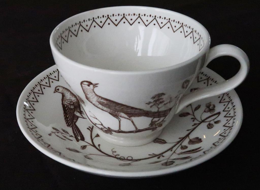 Williamsburg Aviary Wedgwood, Ophalen of Verzenden, Zo goed als nieuw, Wedgwood, Kop(pen) en/of Schotel(s)