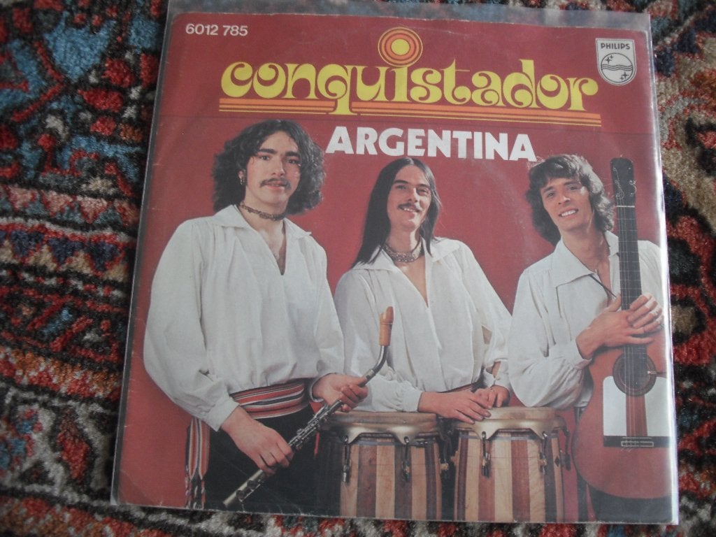 Conquistador - Argentina., Cd's en Dvd's, Vinyl Singles, Ophalen of Verzenden, Zo goed als nieuw, Pop