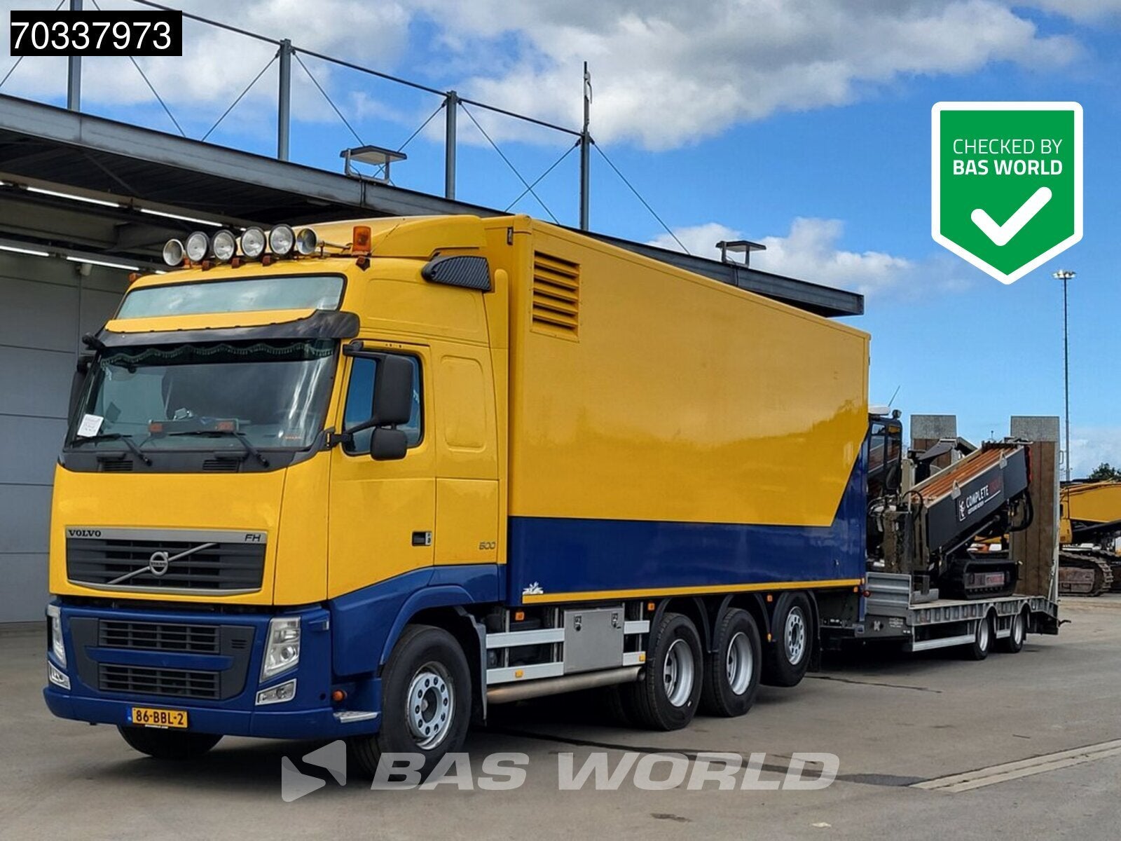 Volvo FH 500 8X4 Horizontal Drilling combi SITETEC MP302 D B, Auto's, Automaat, Euro 5, Achterwielaandrijving, Bedrijf