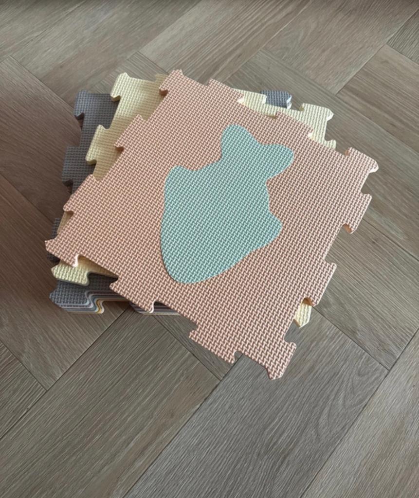 Foam puzzelmat pastelkleurig, Ophalen of Verzenden, Zo goed als nieuw, Overige typen