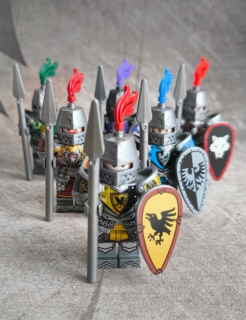 Bricks Middeleeuwse Ridder Harnas Minifiguur NIEUW, Kinderen en Baby's, Speelgoed | Bouwstenen, Nieuw, Overige merken, Ophalen of Verzenden