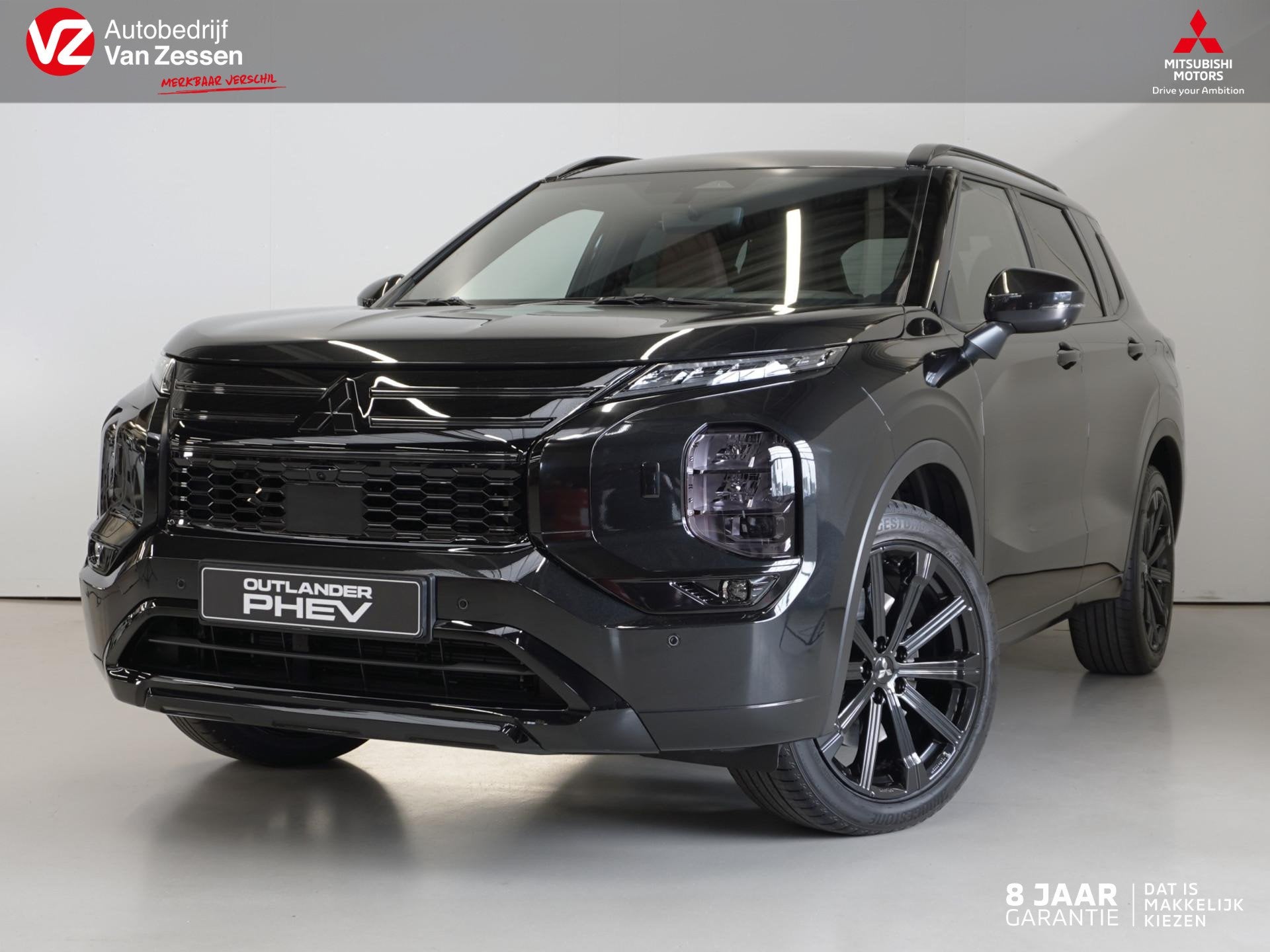 Mitsubishi Outlander 2.4 PHEV Black Edition | Actieprijs | S, Auto's, 12 maanden, 136 pk, Outlander, Zwart